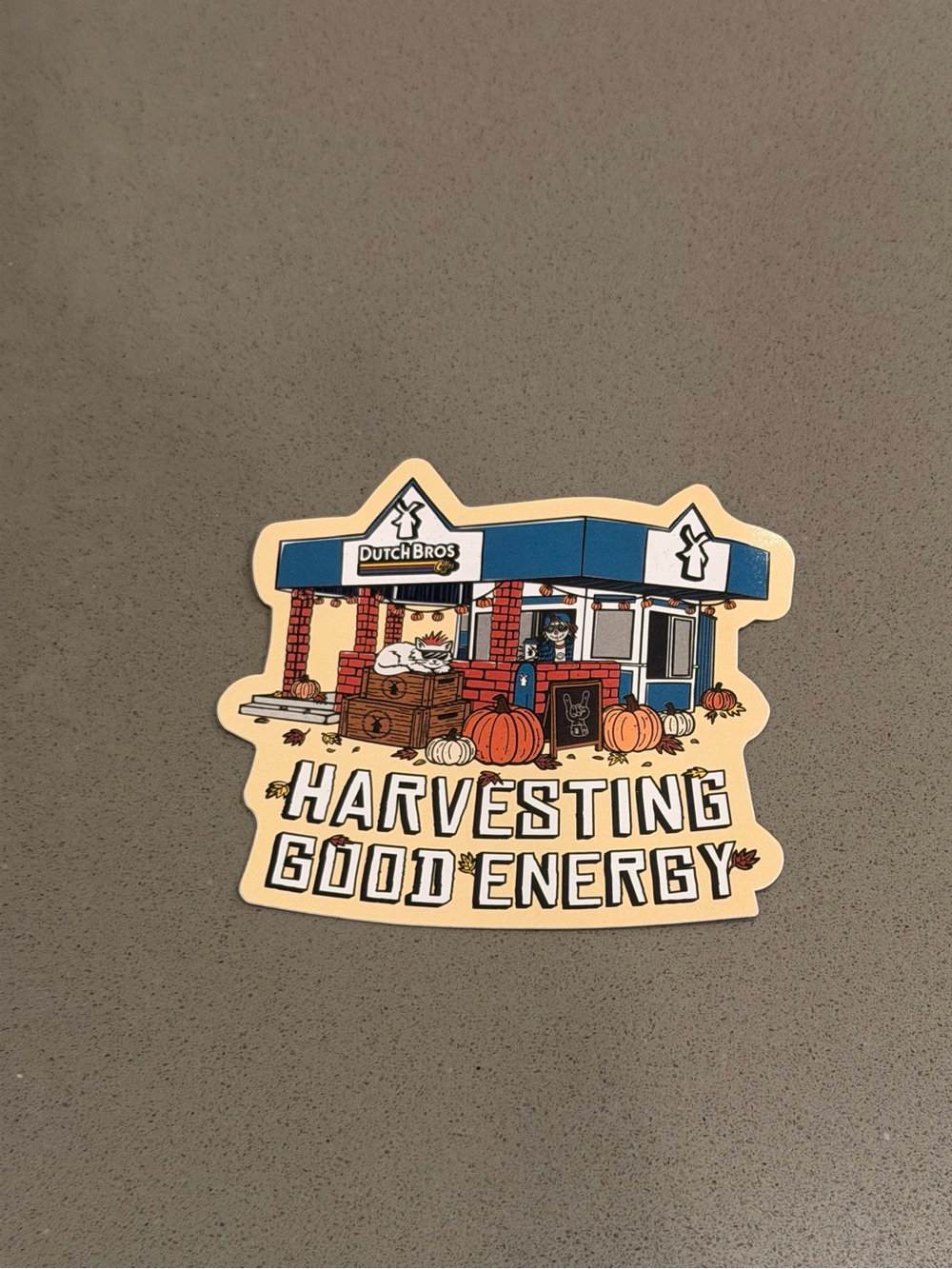 Dutch Bros Sticker - Harvesting Good Energy